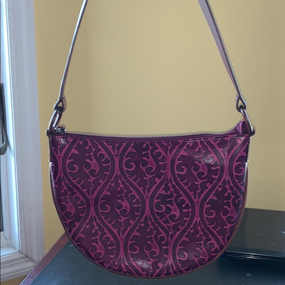 DKNY leather shoulder bag